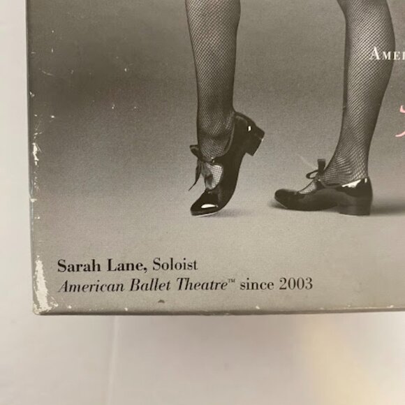 ABT Spotlights American Ballet Theatre Black Patent Tap Shoes Girls Size 10.5 - Picture 4 of 10